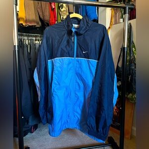 Two-Tone Blue Nike Windbreaker